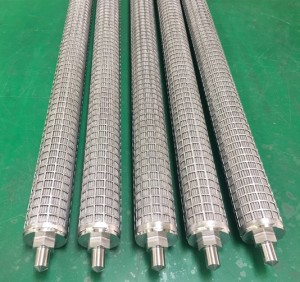 75 Micron Stainless Steel Pleated Filter Element for BRUCKNER BOPP PRODUCE LINE