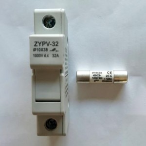 DC PV Solar fuse 1000V PV 15A 25A with fuse holder