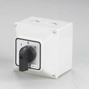 Universal Rotary Changeover Switch LW26 with protective box