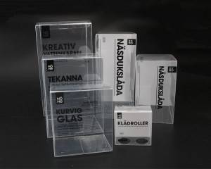 New Style Transparent Plastic PET PVC Clear Display Boxes