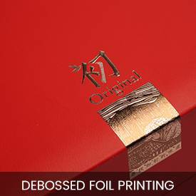 Debossed Foil Printing
