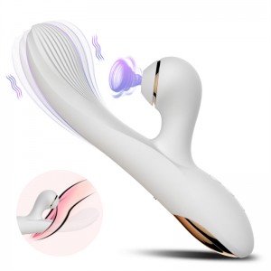 2-in-1 Rabbit Vibrator with Dual Powerful Suction and Vibration Stimulation [DL-WV-033]