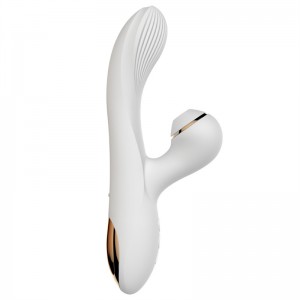 2-in-1 Rabbit Vibrator with Dual Powerful Suction and Vibration Stimulation [DL-WV-033]