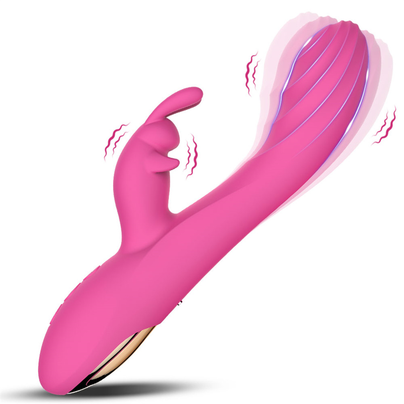Dual Tongue Vibrator - 2-in-1 Vibrator with G-Spot Stimulation and Rabbit Ear Clit Massager (7)