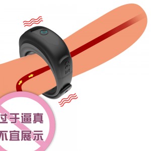 Domlust Locking Vibrating Cock Ring with Magnetic Charging – Adjustable Size for Maximum Pleasure