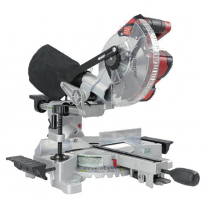 Hantechn@ 18V Lithium-Ion Brushless Cordless 185×24.5x40T Rere Miter Saw(3200rpm) me te Maama Taiaho