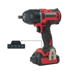 Hantechn@ 18V Lithium-Ion Brushless Cordless Adjustable Torque 1/2″ Sq. Drive Impact Wrench (400N.m)