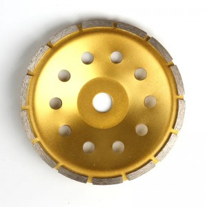 Hantechn@ Segmented Turbo Diamond Grinding Wheel for Concrete Stone Polishing
