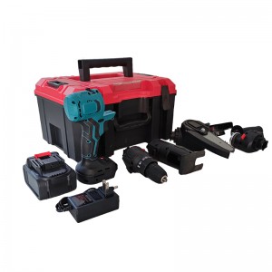 Tool Kits Hand Power Tools Combo Sets Household one fuselage with 6 power tool drill driver hand drill machine