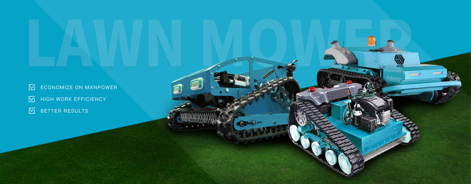 Remote-Controlled Lawn Mower