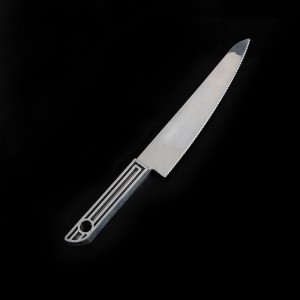Silver Disposable Plastic Serving Knife