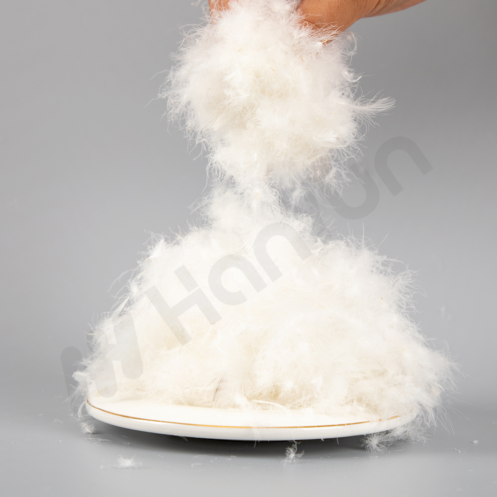 60% plumón de pato blanco lavado