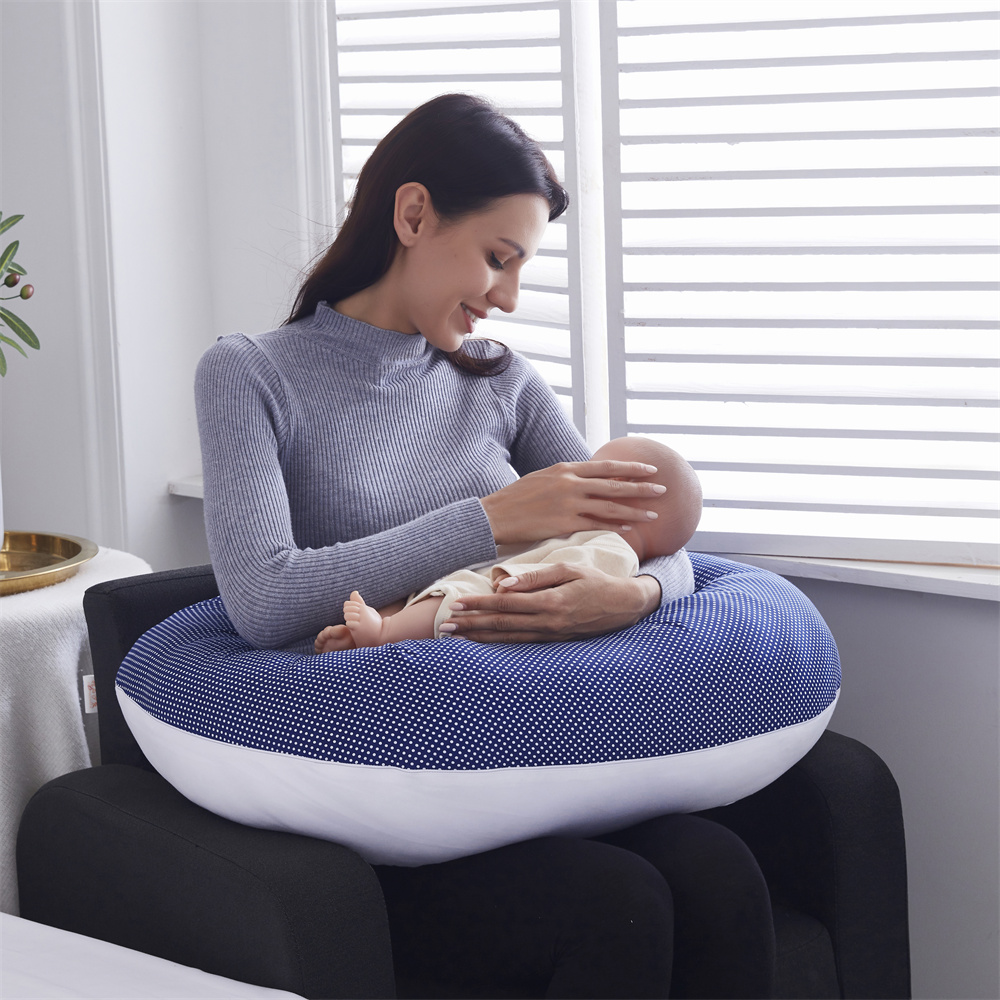OEM Famous Duck Pillow Supplier –  Nursing Pillow, Multi Use Moon Shape Body Pillow – HANYUN