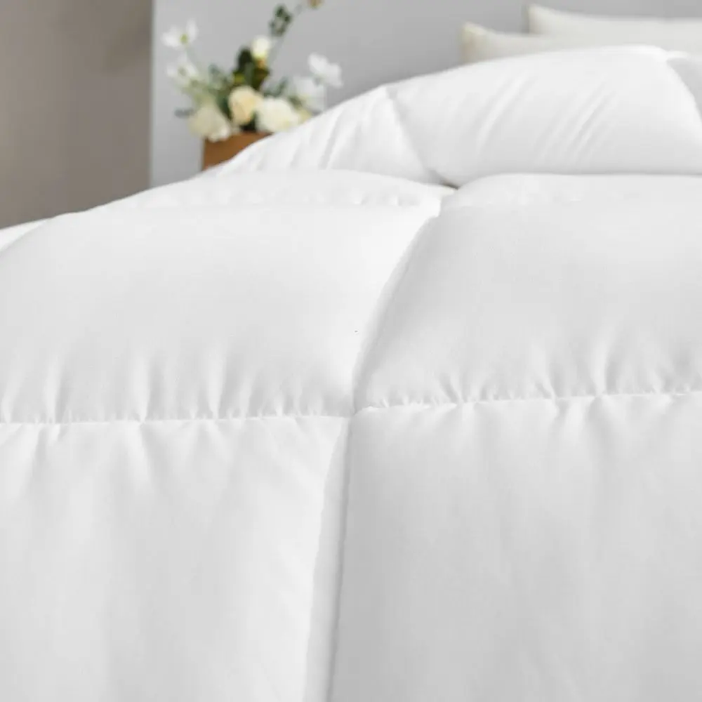 100% Viscose from Bamboo Comforter for Hot Sleepers- Breathable Silky Soft Bamboo Duvet Insert Queen/King /Over Size-with 8 Corner Tabs- All Season Comforter 