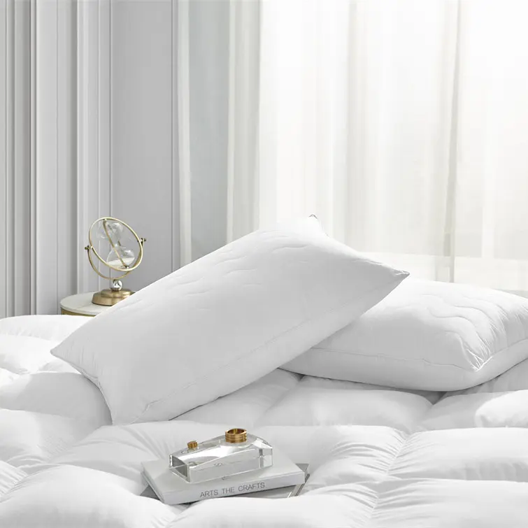 Сендвич 3 слоја мека потпорна перница - погодни за странични и задни перници за спиење - 100% органски перници