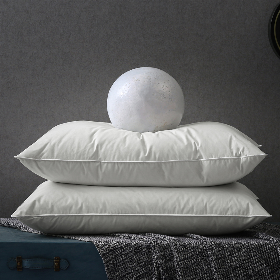High Quality Down Throw Pillows Factory –  Bed Pillows2 Pack, Natural White Pillows-Medium Firm and Support Down Pillow – HANYUN