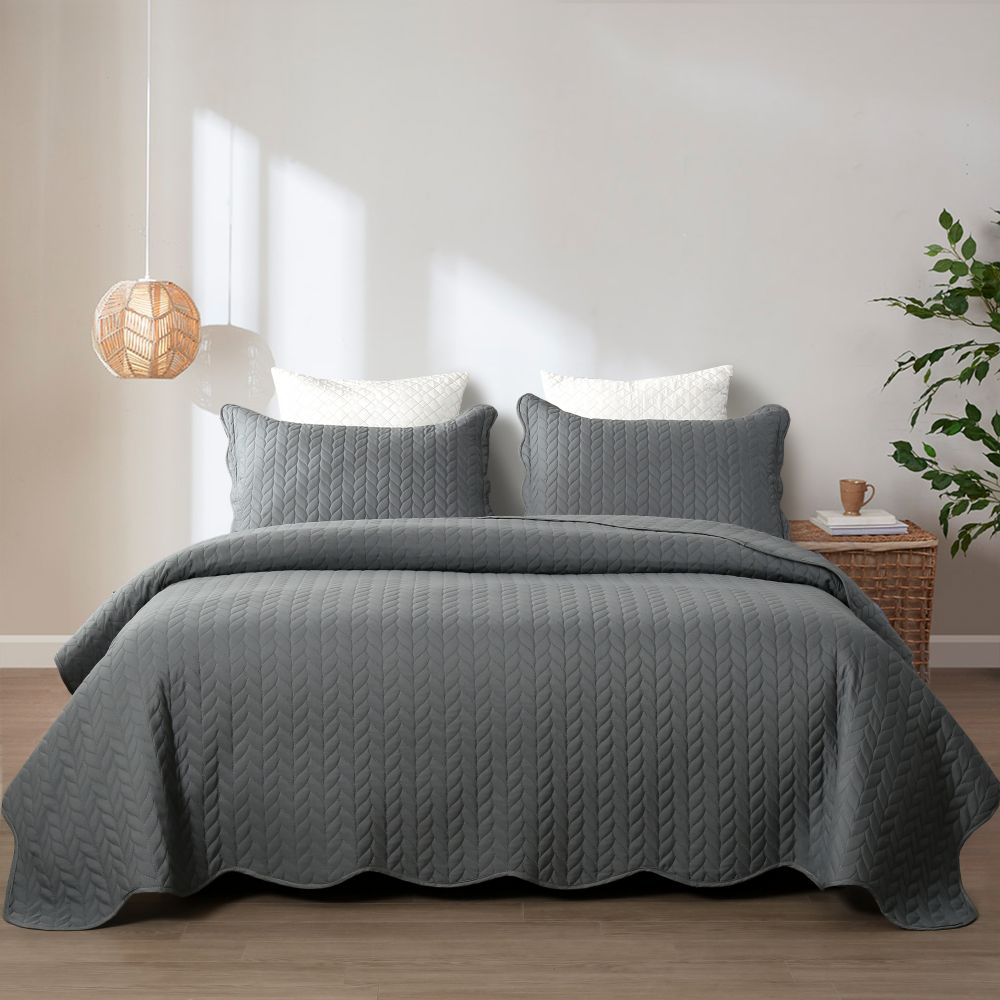 HIGH QUALITY Soft And Breathable Bedspread Quilt Sets 3-Piece