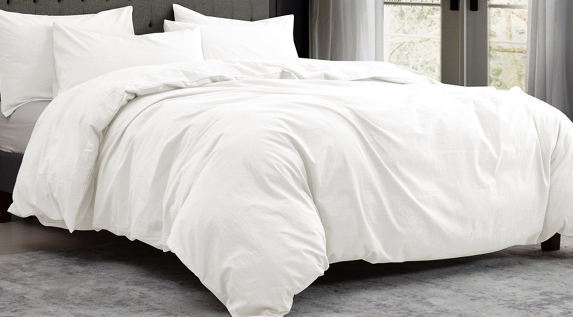 How to choose a washed microfiber fabric four-piece set?