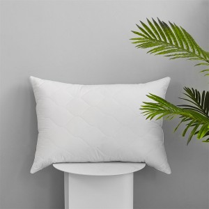 High Quality Hotel Feather Pillows Products –  White Pillow Goose Feather Pillow Luxurious Pillow Insert 1000 Thread Count 100% Cotton Fabric Feather and Microfiber Filling Medium Soft Pillo...