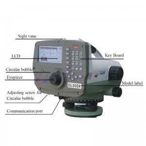High Precision 28x Digital Level Measuring Instrument Over 100 Set In Stock Foif EL28 Level Automatic Optic