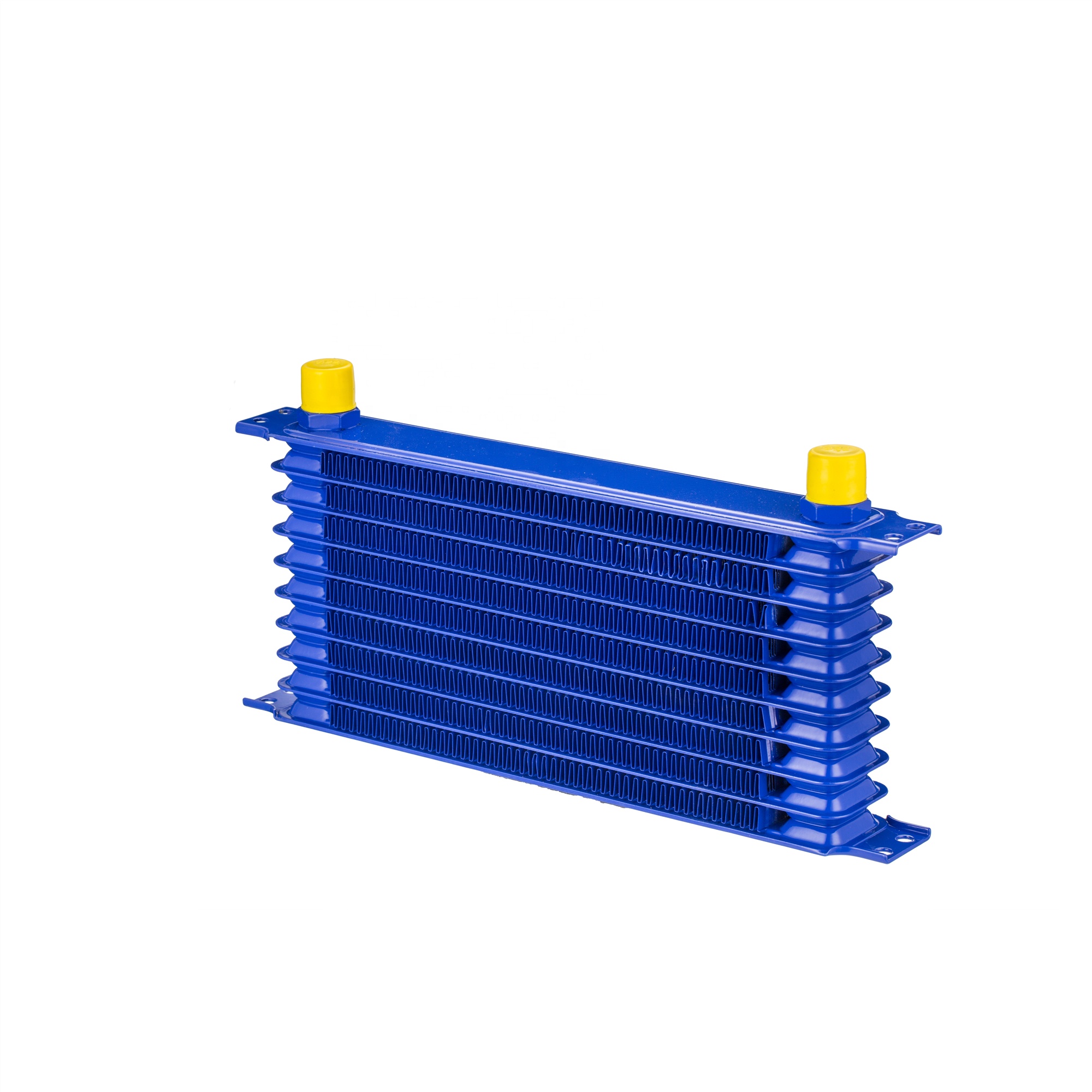 HaoFa Universal Japanese AN10 Inlet 10 Row Aluminum Transmission or Engine Oil Cooler – Blue