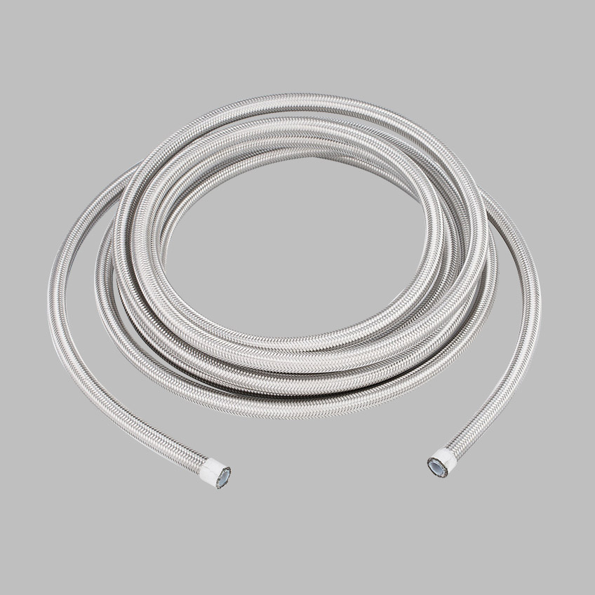 China wholesale Fuel Lines Braided Hoses - 3AN 4AN6AN 8AN 10AN 12AN  PTFE Fuel Brake Hose/Line E85 Ethanol Line Stainless Steel Braided Hose – HaoFa