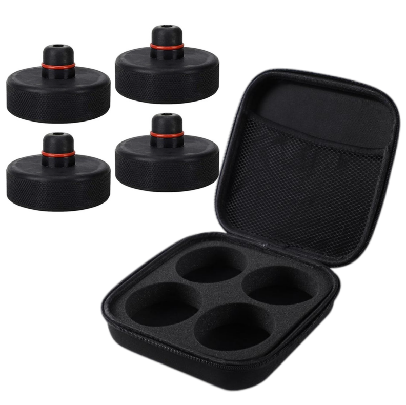 Car jack rubber pad tool adapter kit lifting jack pad 4pcs/set for tesla model 3 S X Y