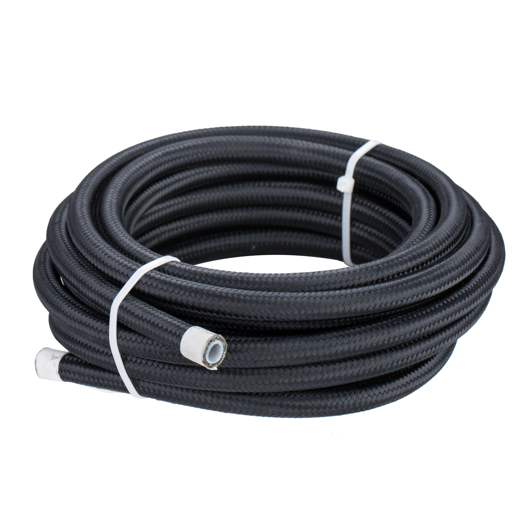 Nylon braided PTFE hose Fuel Hose Oil Gas Cooler Hose Line AN3 to AN20