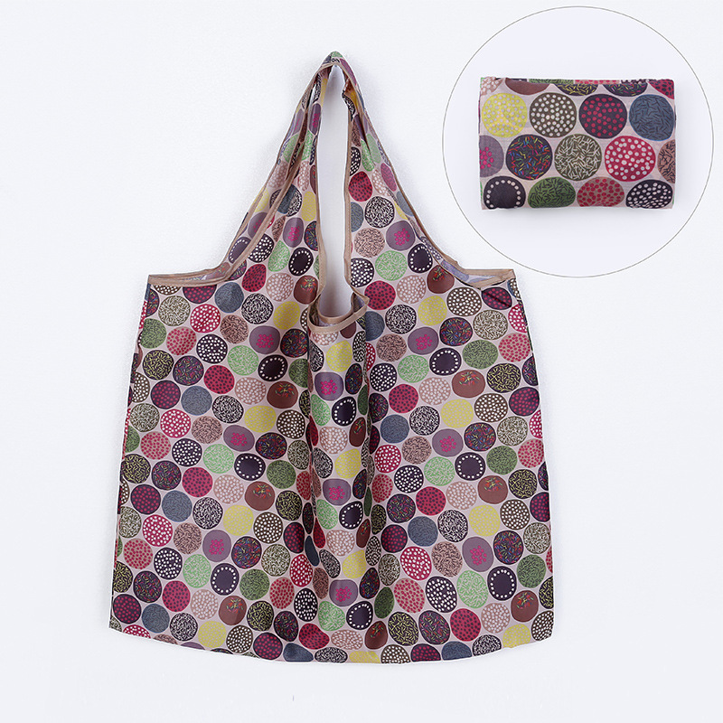 China factory environmental all over printing high quality foldable simple bulk waterproof shopping bag