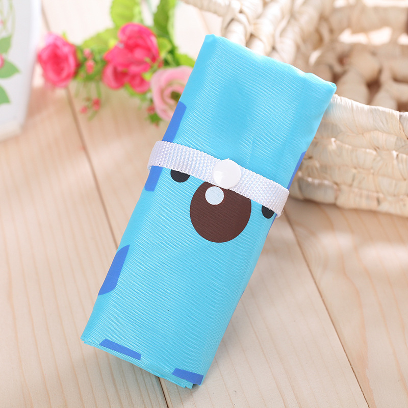 China factory spring roll high quality foldable korean style bulk waterproof creative cute shopping bag