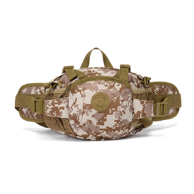 Camouflage Waterproof Waist Bag Fanny Pack Hip Pack Bum Bag for Men and Women