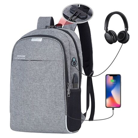 Wholesale School Bag Factory –  Wholesale urban branded blank business back pack laptop backpack – Haoqi