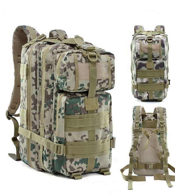 outdoor unisex waterproof 900 D oxford  tactical bag camouflage military backpack
