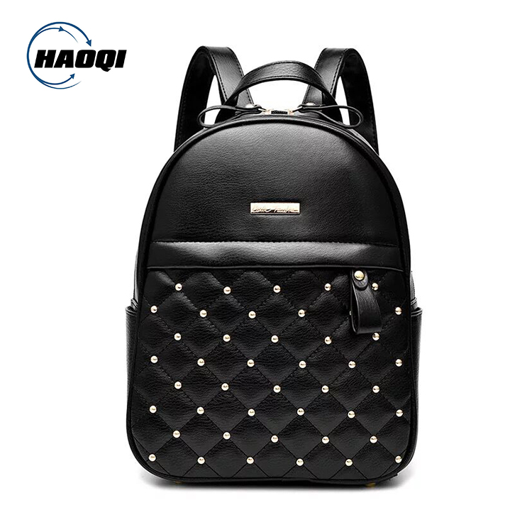 hot selling Wholesale Fashion Custom Luxury Manufacturer  pu leather backpack bag ladies