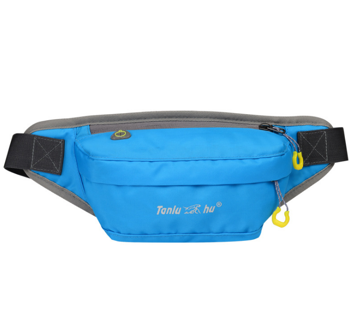 Waterproof waist bag,mens sport waist bag,sport waist bag single pocket lycra led running bag belt fanny pack