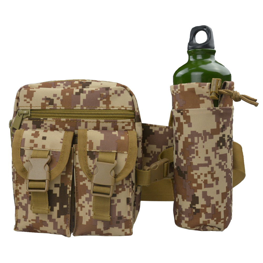 high quality camouflage military  fitness bag for sports mountaineering  waterproof waist bag