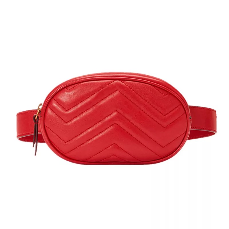 Wholesale Custom PU Leather Fanny Pack Waist Bag for women
