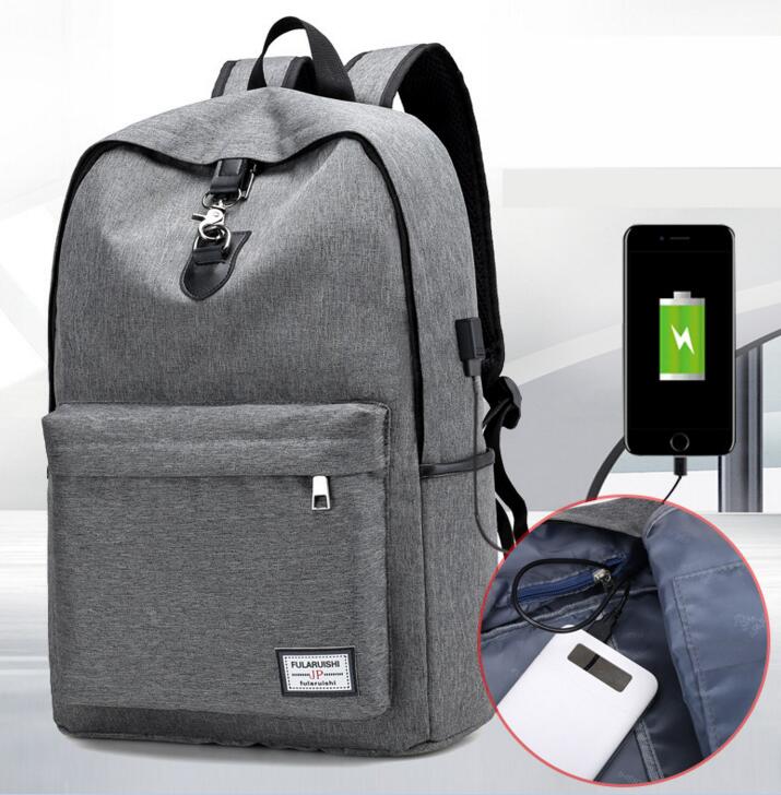 Wholesale Business Polyester new outdoor sports campus students usb charging laptop Backpack bag