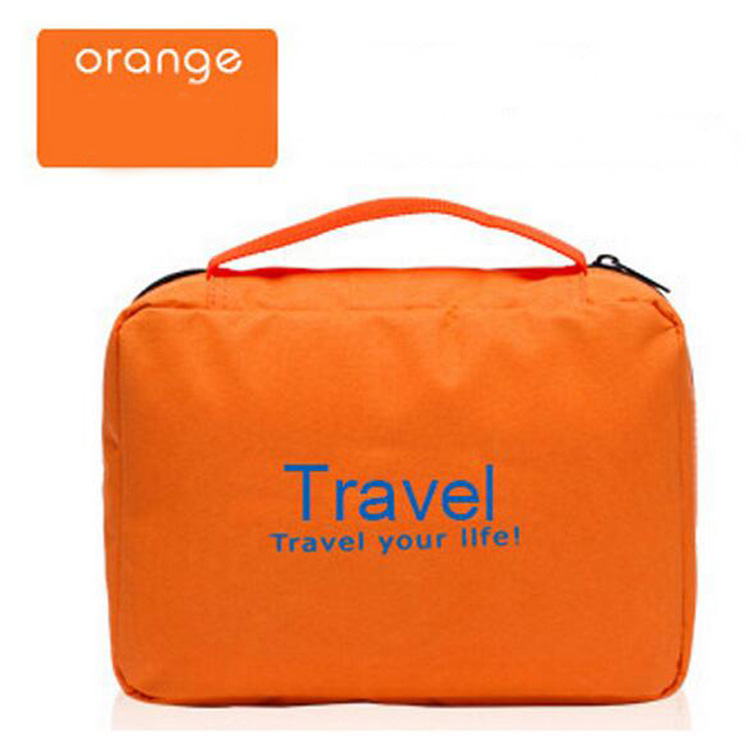Heavy duty waterproof HangingToiletry Portable Make up Case  waterproof nylon travel cosmetic bag