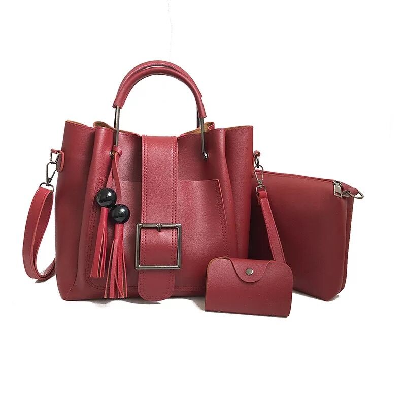 New design women pu leather designer handbags with best price