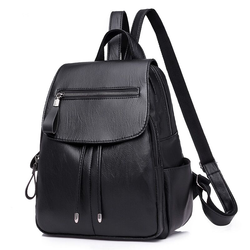 Ready to ship backpack factory quality leather backpacks women fashion pu