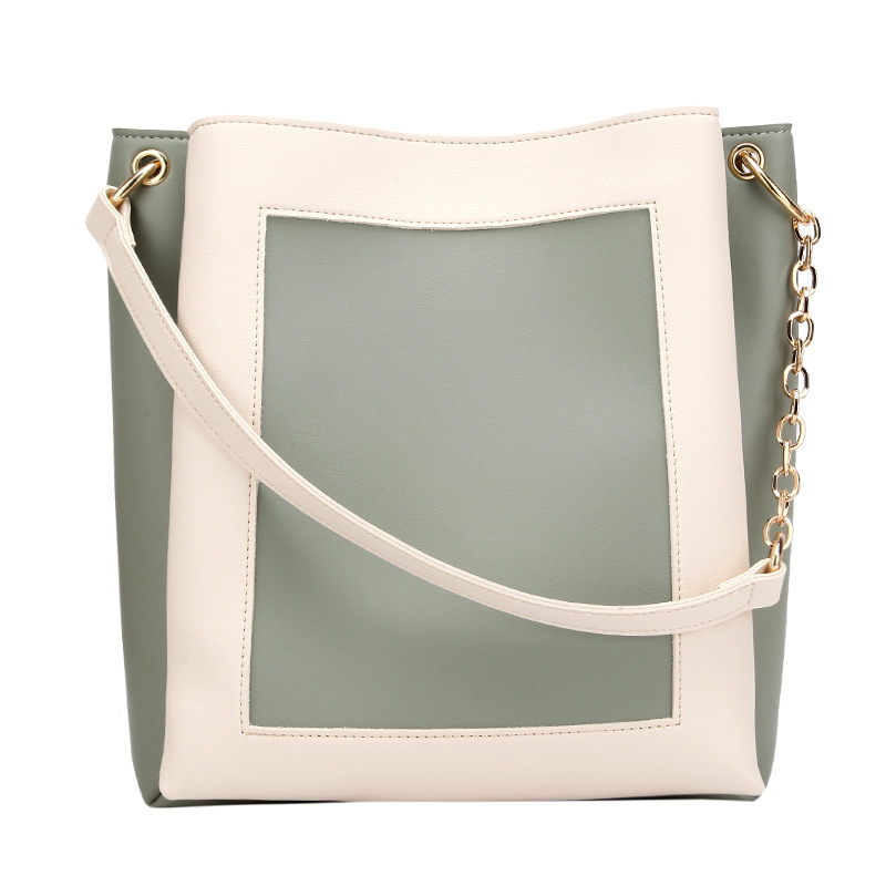 high quality lady  Bag online celebrity Bags Women Handbags bulk contrast color all-match hand bag