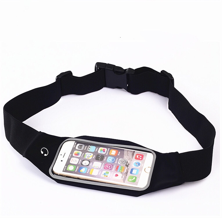 high quality ex-factory mobilephone touch screen waist bag  transparent casual waterproof bag