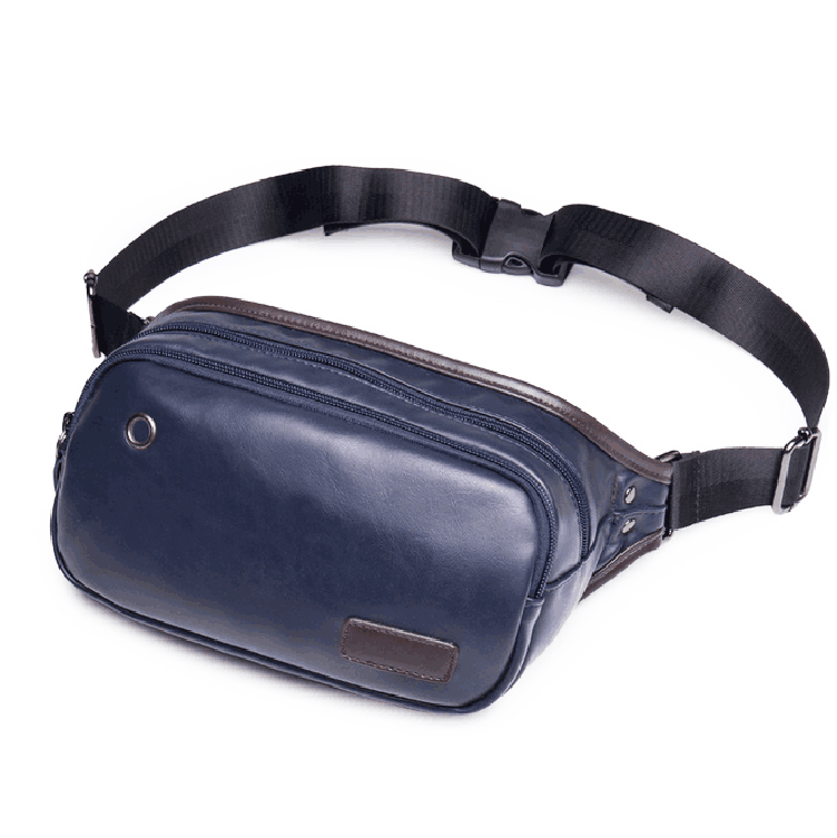 Popular Wholesale Personal custom fanny pack PU leather waist bag pocket purse wallet holder