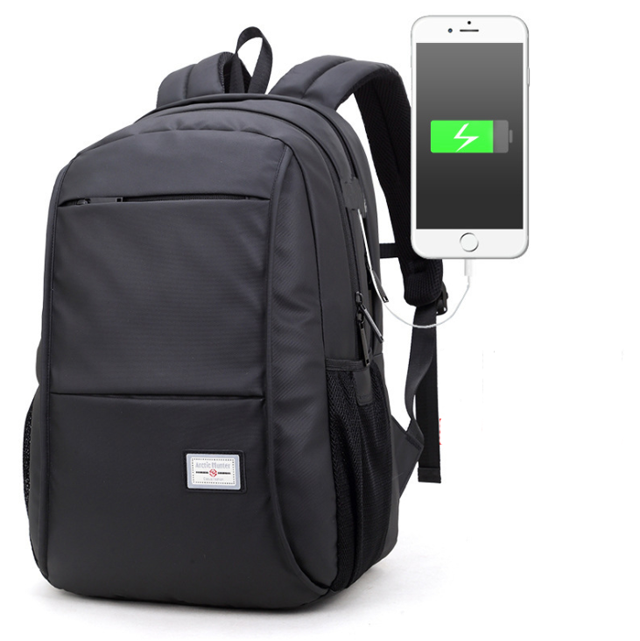 fashion style anti thief USB Charging Port business laptop bags backpack