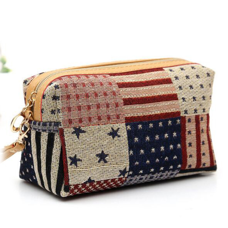Manufacturer's wholesale waterproof customize canvas make up bag toiletry bag cosmetic bag