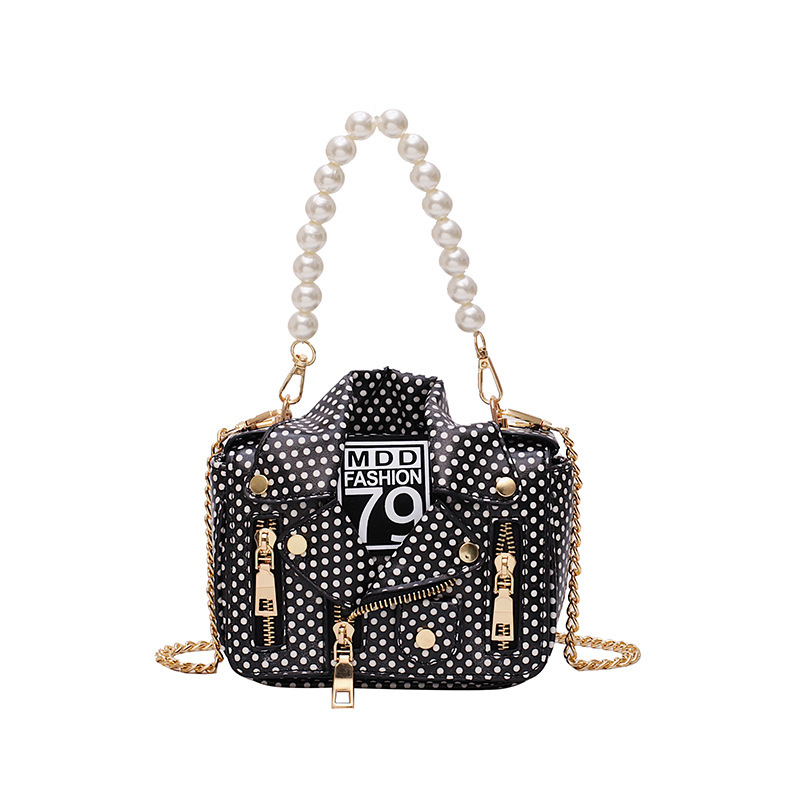 New style fashion retro clothes handbag ladies OEM tote handbags innovative wholesale with pearl straps