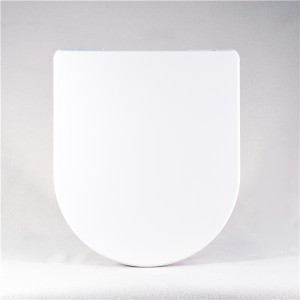 OEM Supply China 2021 Ziax UF Material Square Shape Slim Matt Color Toilet Seat with Soft Close
