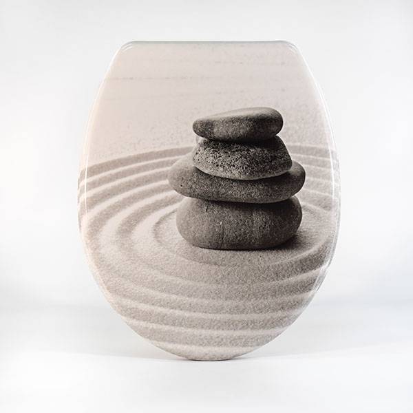 Factory wholesale Shiny Toilet Seat - Duroplast Toilet Seat – Sand and Stone – Haorui