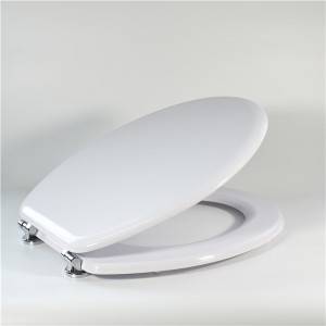 Molded Wood Toilet Seat – PVC White